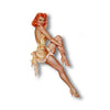 Adesivi Pin Up vintage per auto