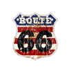 Adesivi moto vintage Route 66
