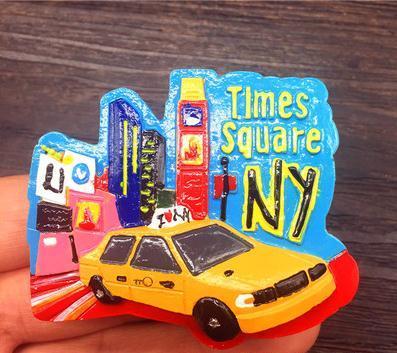 Autoadesivi dell'annata del taxi giallo di New York