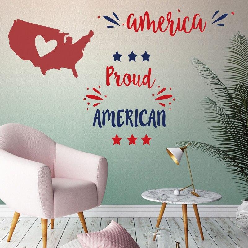 Decalcomanie Vintage USA