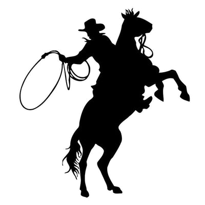 Decalcomanie da cowboy western vintage