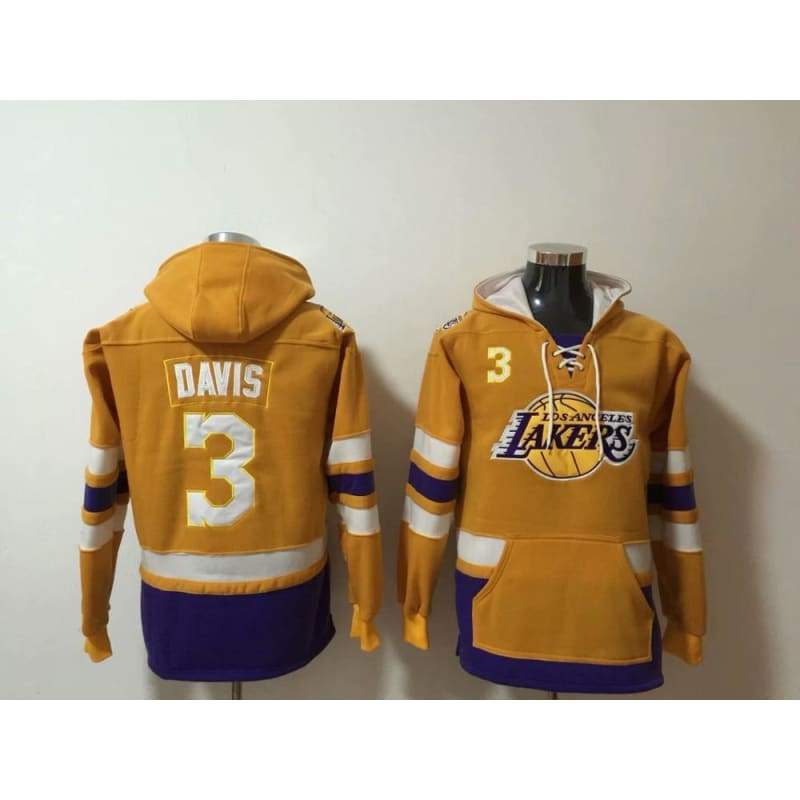 Felpa Vintage Lakers Gialla