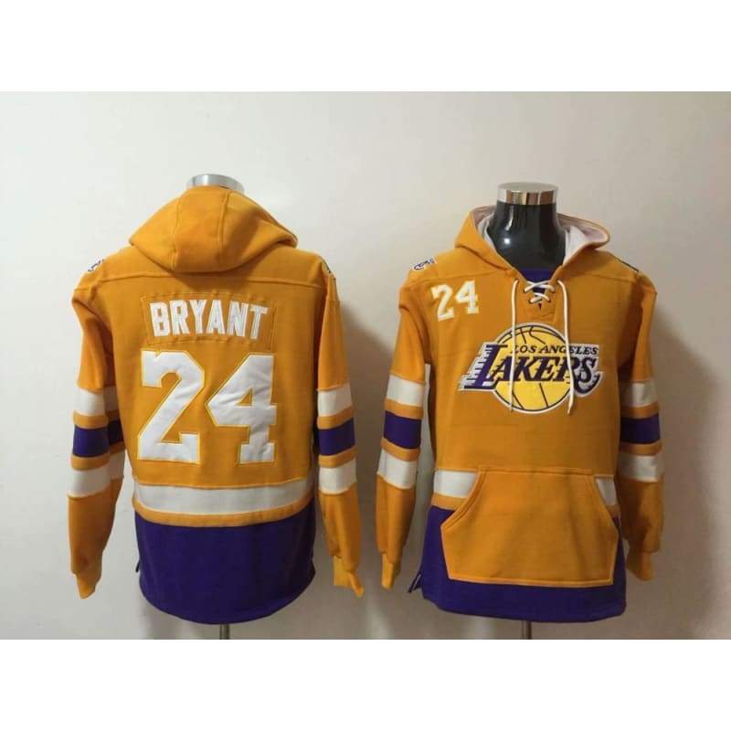 Felpa Vintage Lakers Gialla