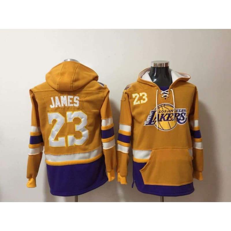Felpa Vintage Lakers Gialla