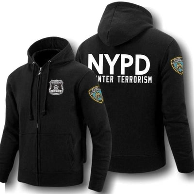 Felpa vintage della polizia di New York