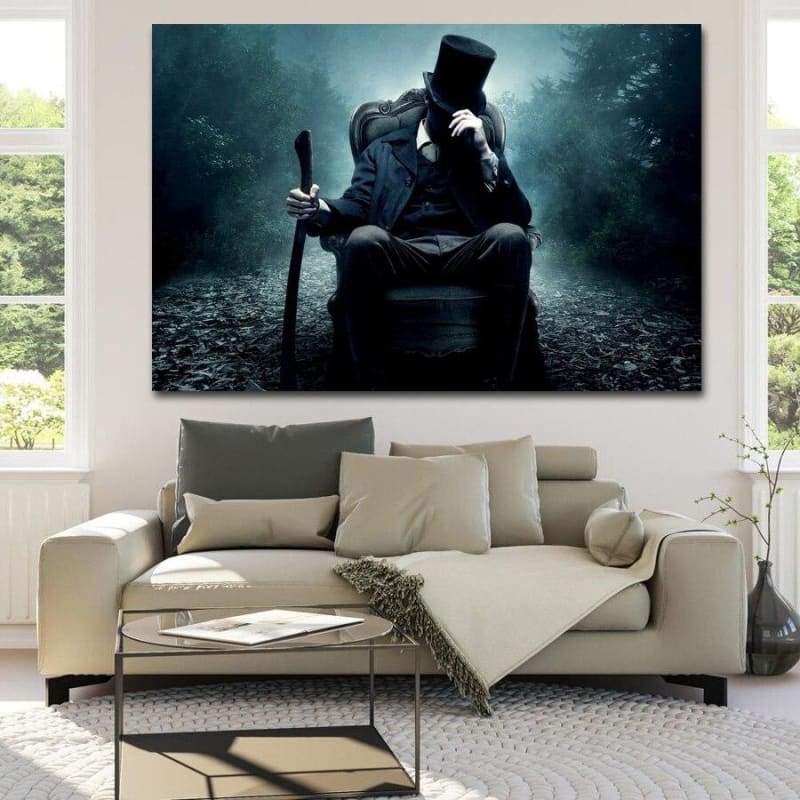 Dipinto Vintage di Abraham Lincoln