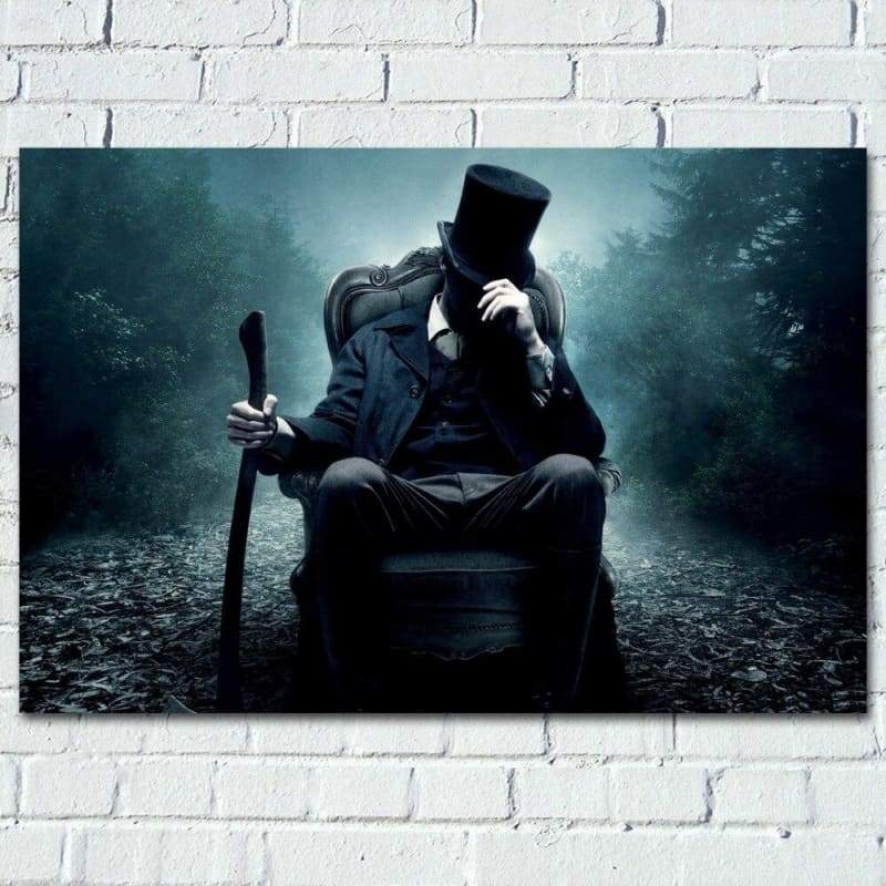 Dipinto Vintage di Abraham Lincoln