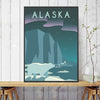 Pittura Vintage dell'Alaska