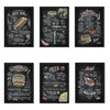 Bar americano vintage dipinto