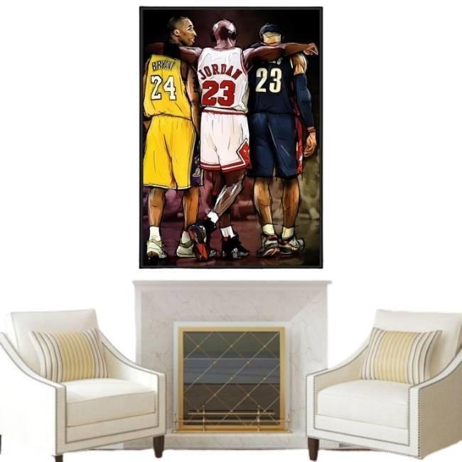 Dipinto di pallacanestro Vintage