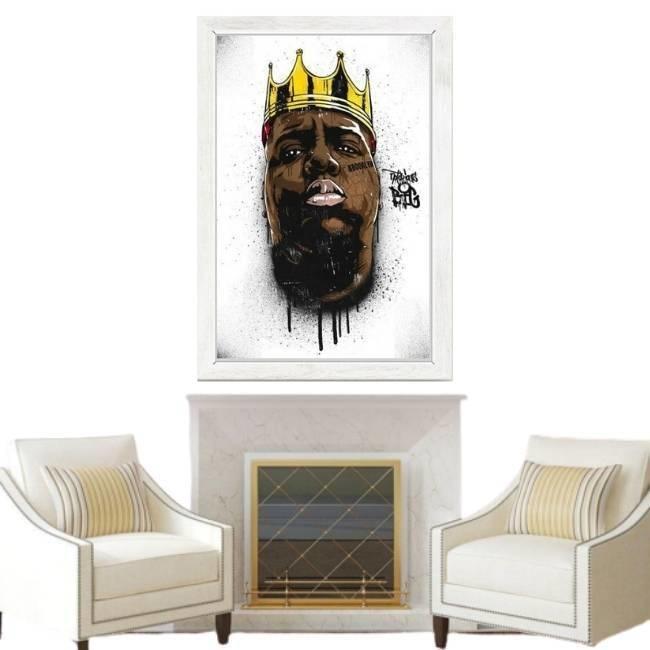 Piccolo dipinto vintage Biggie