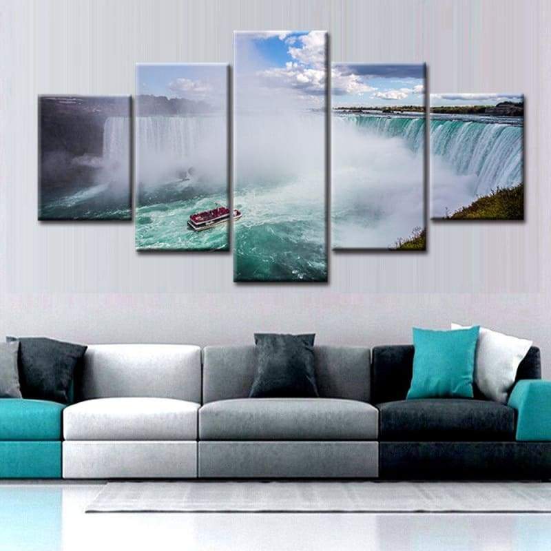 Pittura Vintage delle Cascate del Niagara