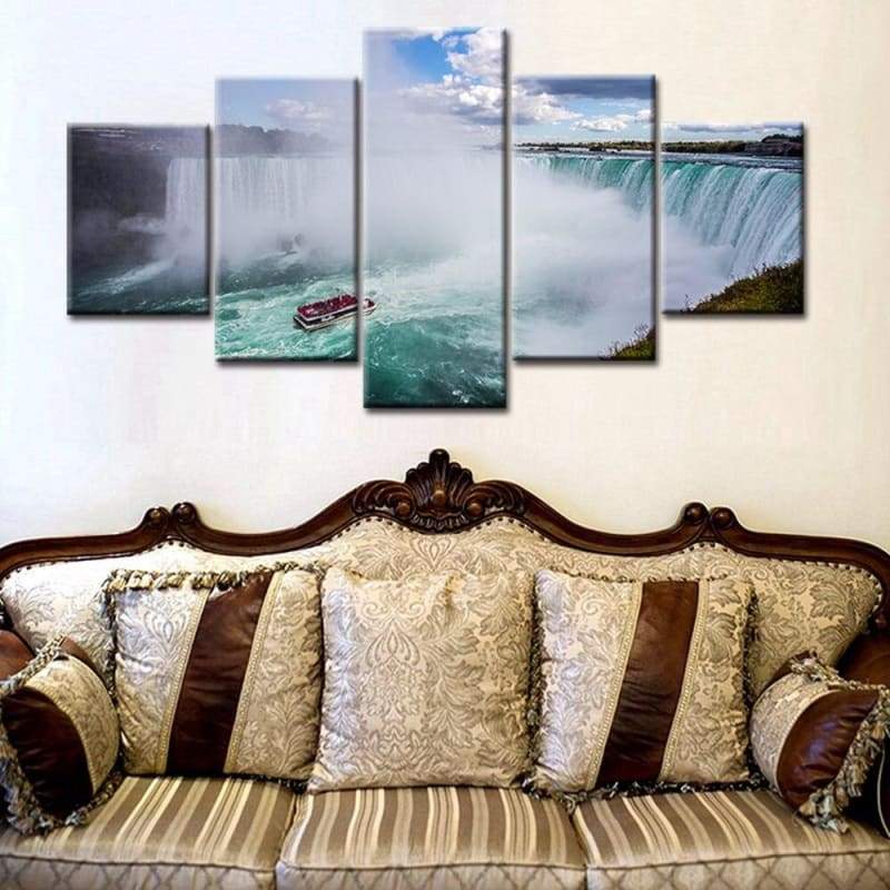 Pittura Vintage delle Cascate del Niagara