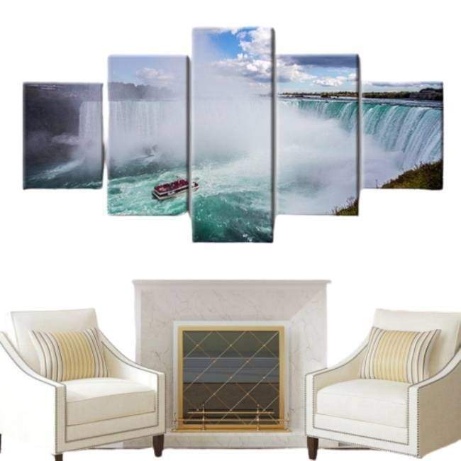 Pittura Vintage delle Cascate del Niagara