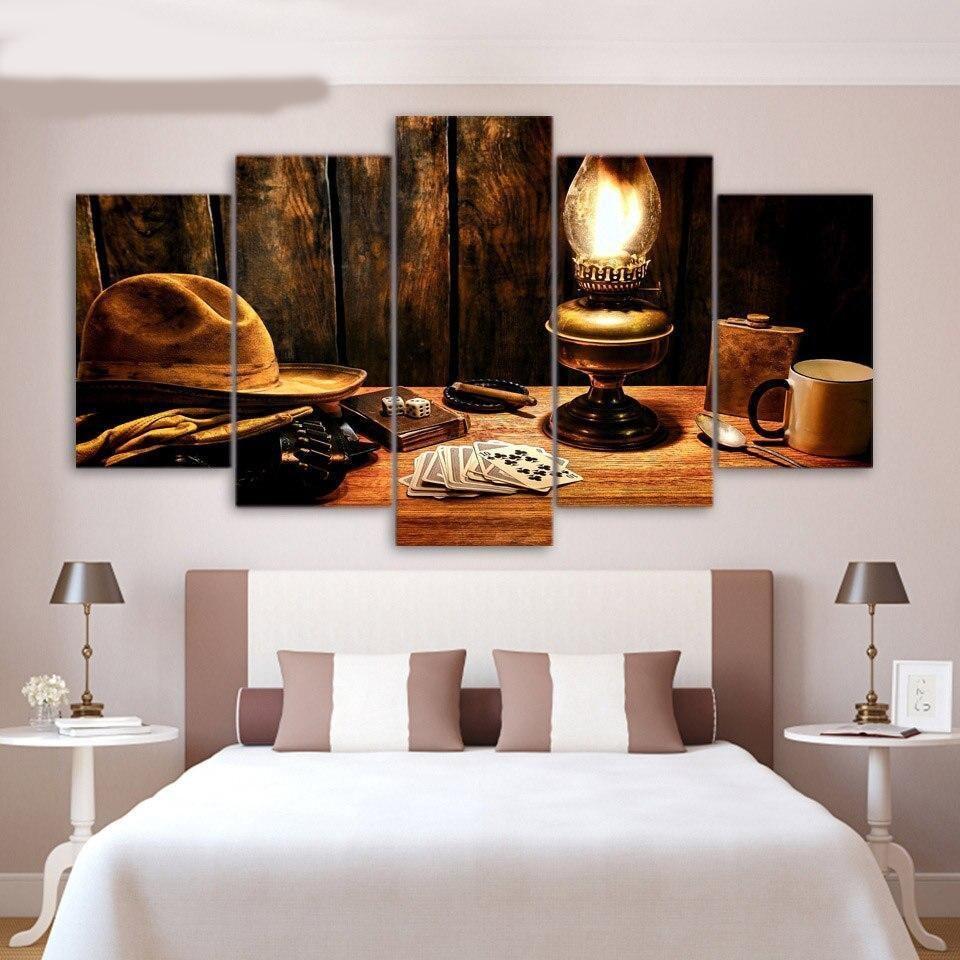 Pittura del cowboy dell'annata