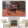 Dipinto da cowboy occidentale Vintage