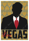 Dipinto Déco vintage di Las Vegas