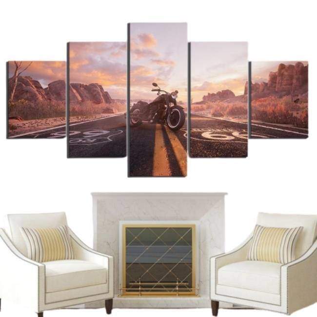 Decorazione da parete vintage Route 66 Deco