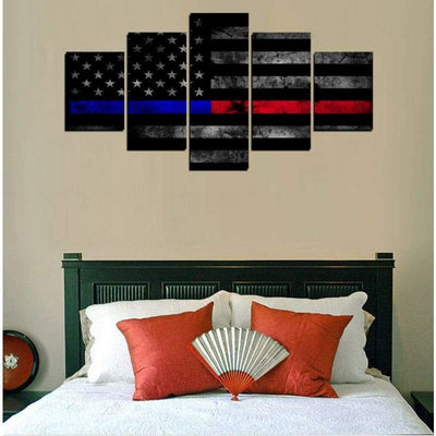 Pittura della bandiera degli Stati Uniti Vintage