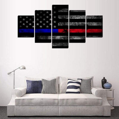 Pittura della bandiera degli Stati Uniti Vintage