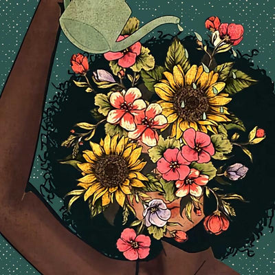 Pittura della donna dell'annata