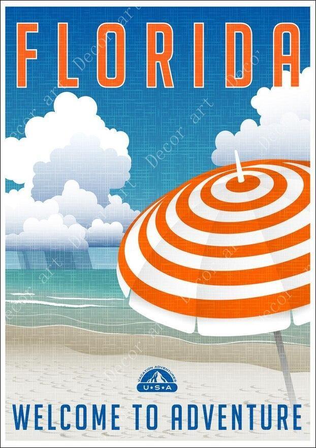 Pittura Vintage della Florida
