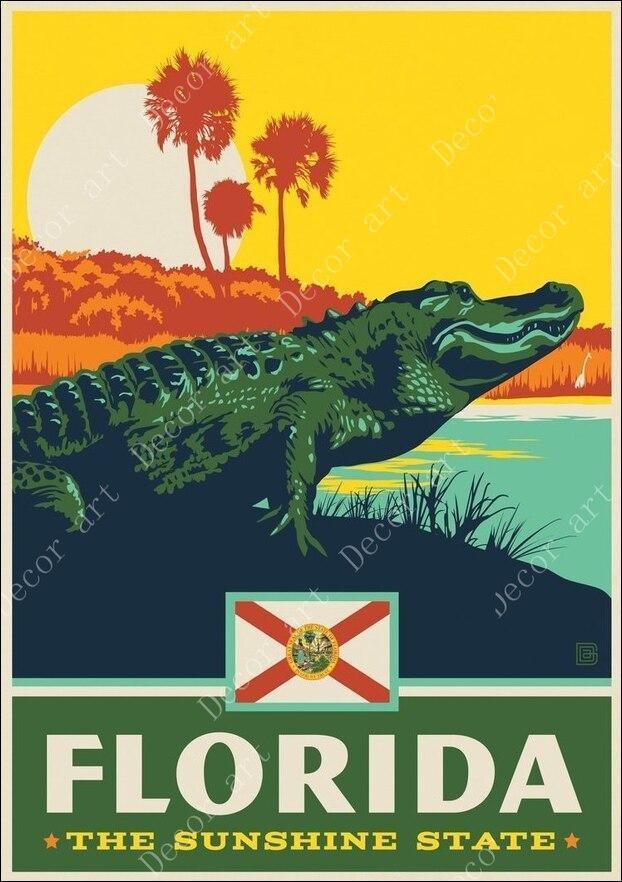 Pittura Vintage della Florida