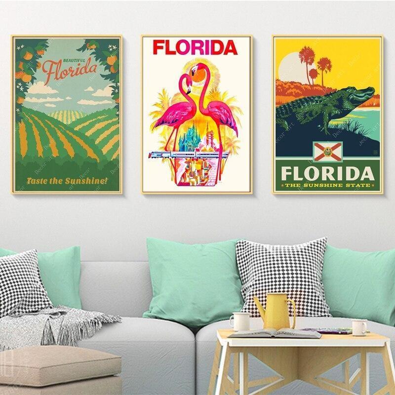 Pittura Vintage della Florida