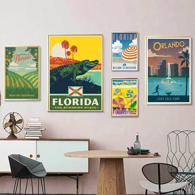 Pittura Vintage della Florida