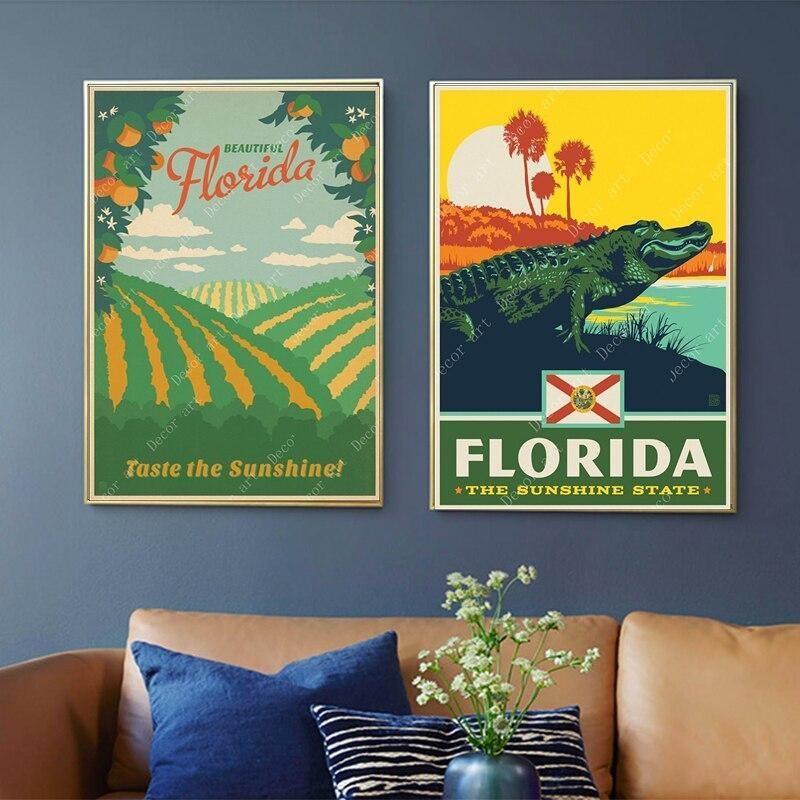 Pittura Vintage della Florida