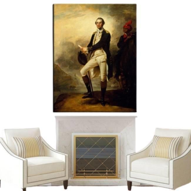 Dipinto Vintage di George Washington