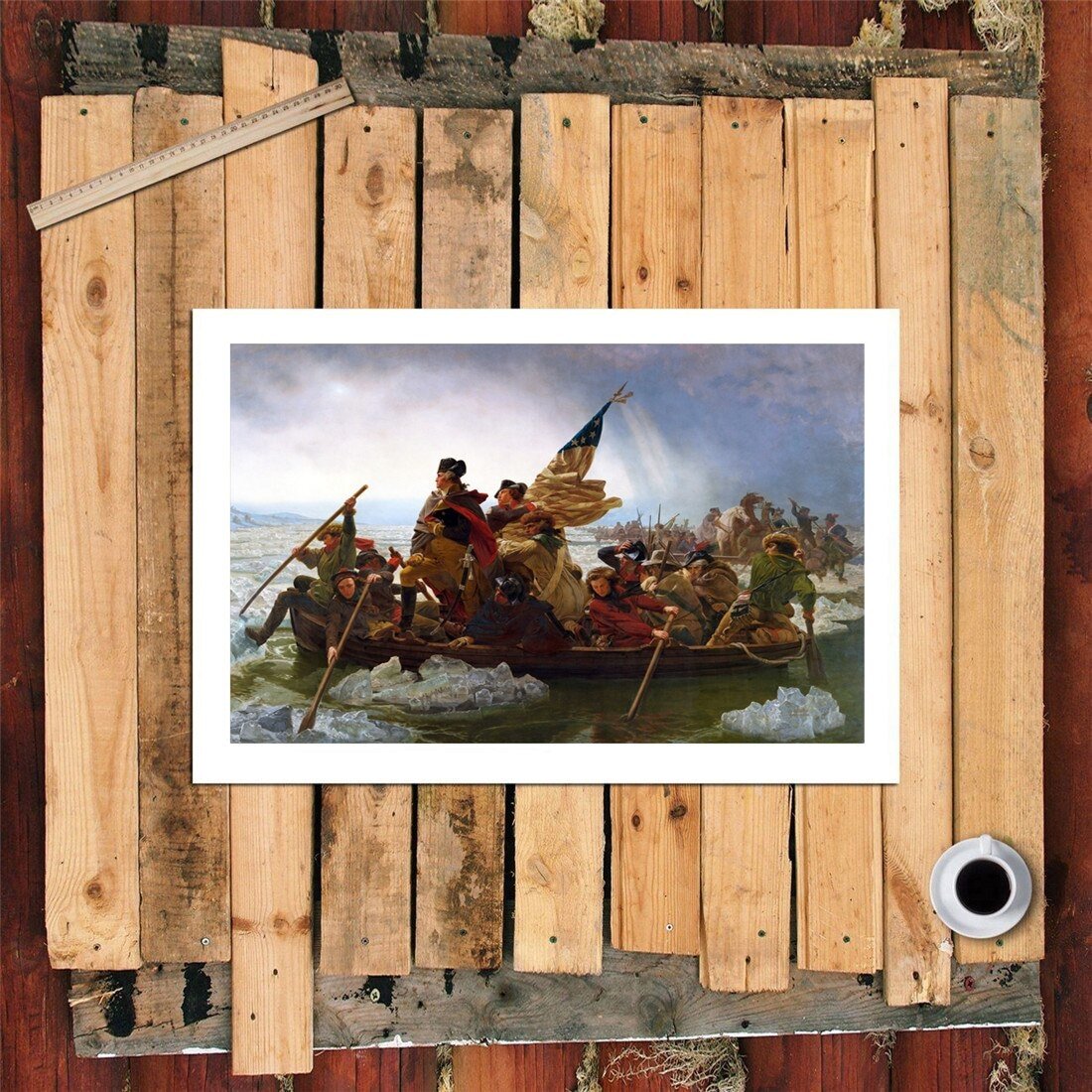 Dipinto Vintage La gloria degli Stati Uniti