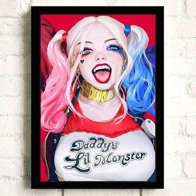 Dipinto Vintage di Harley Quinn