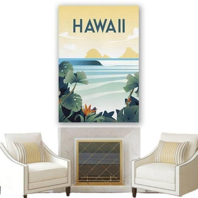 Pittura Vintage delle Hawaii