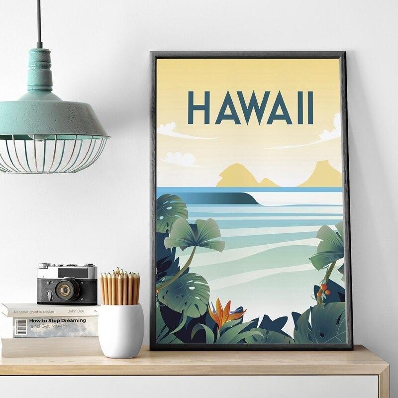 Pittura Vintage delle Hawaii