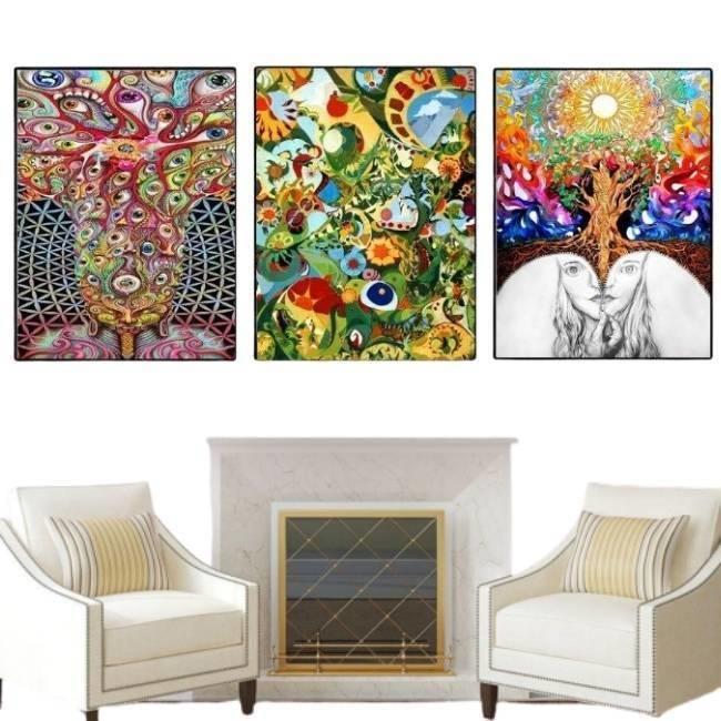 Dipinto Hippie Vintage