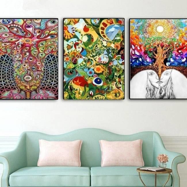 Dipinto Hippie Vintage