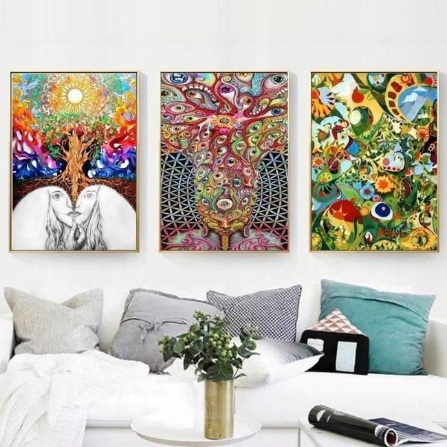 Dipinto Hippie Vintage