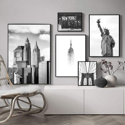 Dipinto vintage Home Deco New York