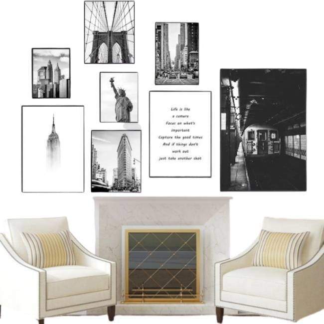 Dipinto vintage Home Deco New York