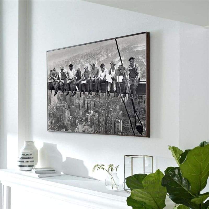 Dipinto Vintage dell'uomo di New York