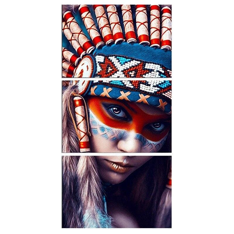 Pittura Vintage degli indiani d'America