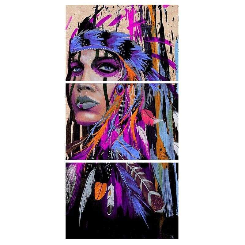 Pittura Vintage degli indiani d'America