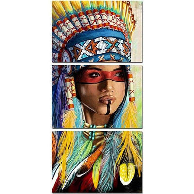 Pittura Vintage degli indiani d'America