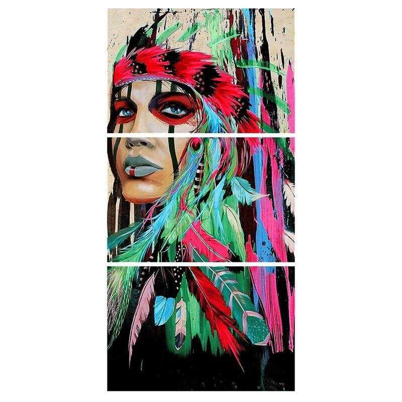 Pittura Vintage degli indiani d'America