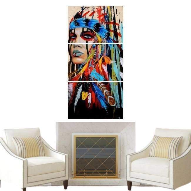 Pittura Vintage degli indiani d'America