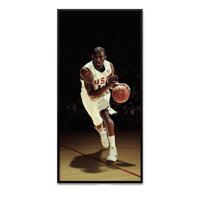 Dipinto Vintage di Kobe Bryant