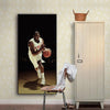 Dipinto Vintage di Kobe Bryant