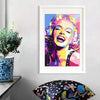 Dipinto a colori vintage Marilyn Monroe