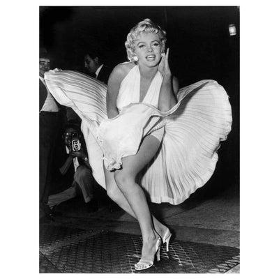 Dipinto vintage Marilyn Monroe in bianco e nero